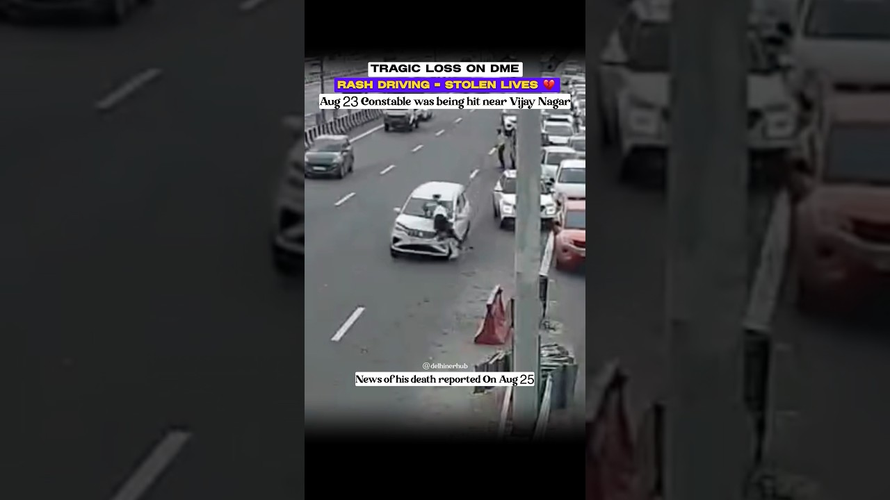 🔴 Tragic loss on Delhi&ndash;Meerut Expressway #RoadSafety #GhaziabadNews #BreakingNews #delhincrhub