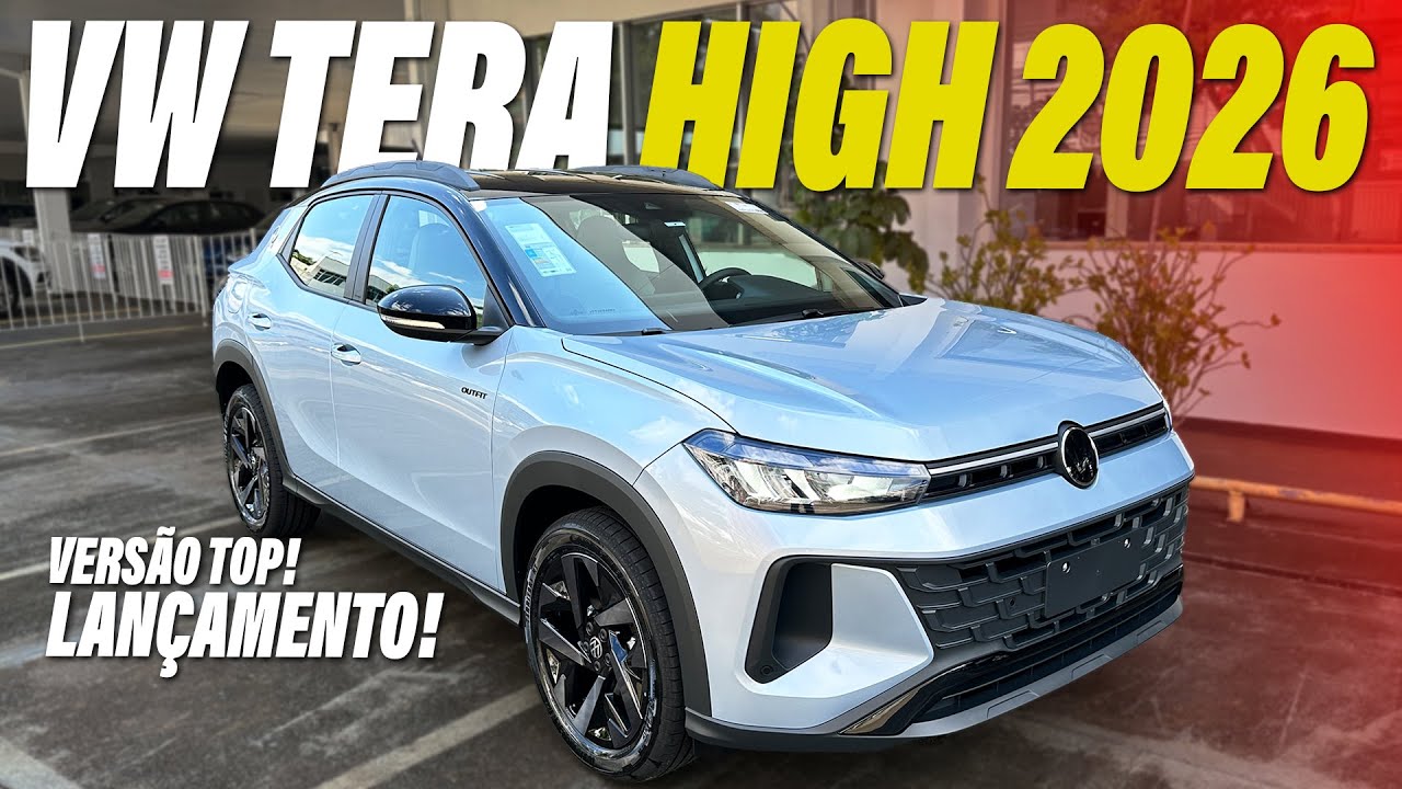 NOVO VW TERA HIGH 2026 - Vale a Pena? Veja os Detalhes do Novo SUV da Volkswagen!