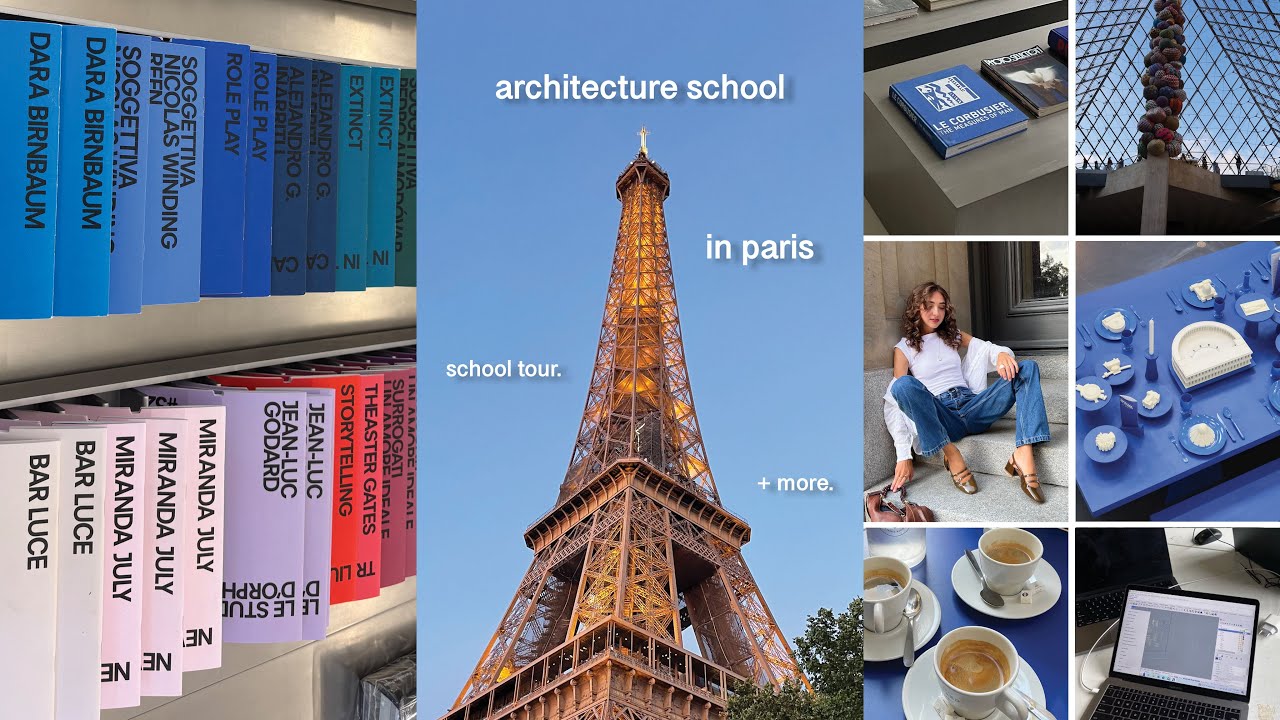 Architecture Student in Paris | School Tour + Studio Life🇫🇷📐