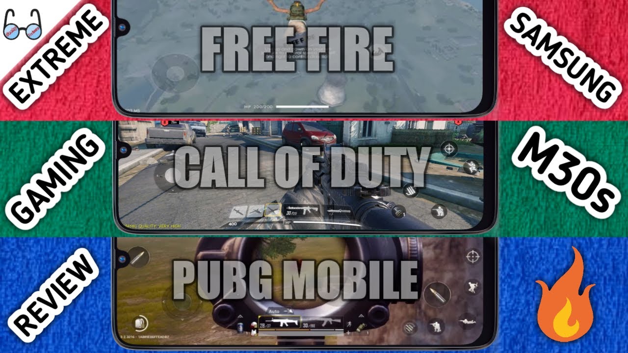 Samsung Galaxy M30s Extreme Gaming Review|M30s PUBG Test|M30s Call Of Duty Test|M30s Free Fire Test|