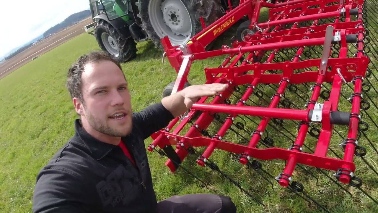 Česal sem travnike in žita s česalom Einböck Grass-Manager