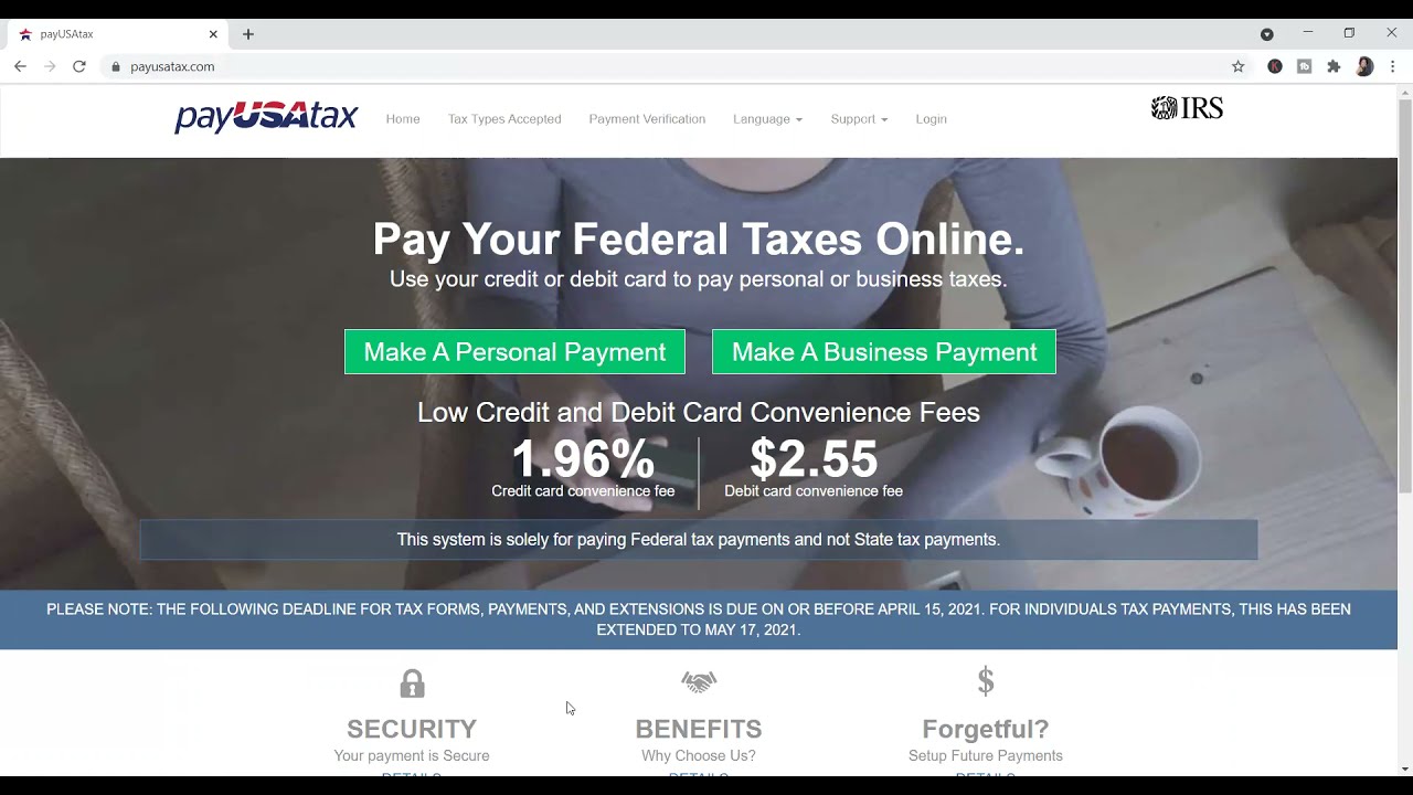 How to Make an Online Payment to IRS (with a debit or credit card)