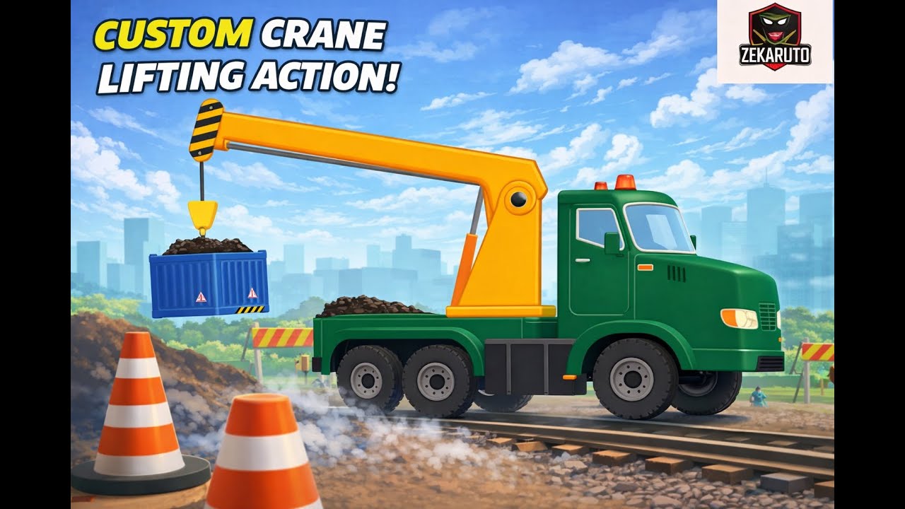 This Custom Crane Actually Works! 🏗️ | Labo Lado Construction Game