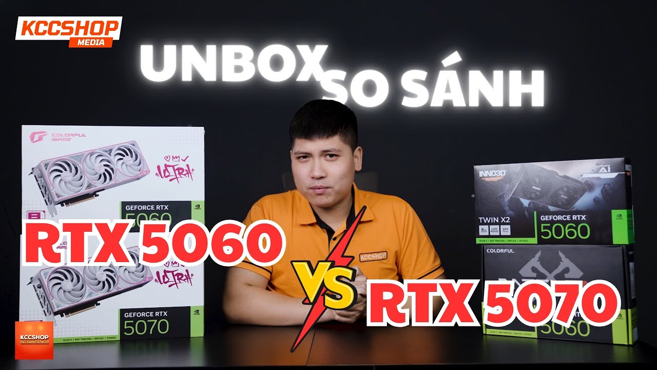 Unbox & Review Chi Tiết RTX 5060 và RTX 5070 | Colorful iGame Ultra W OC – Chênh Lệch Có Đáng Tiền?