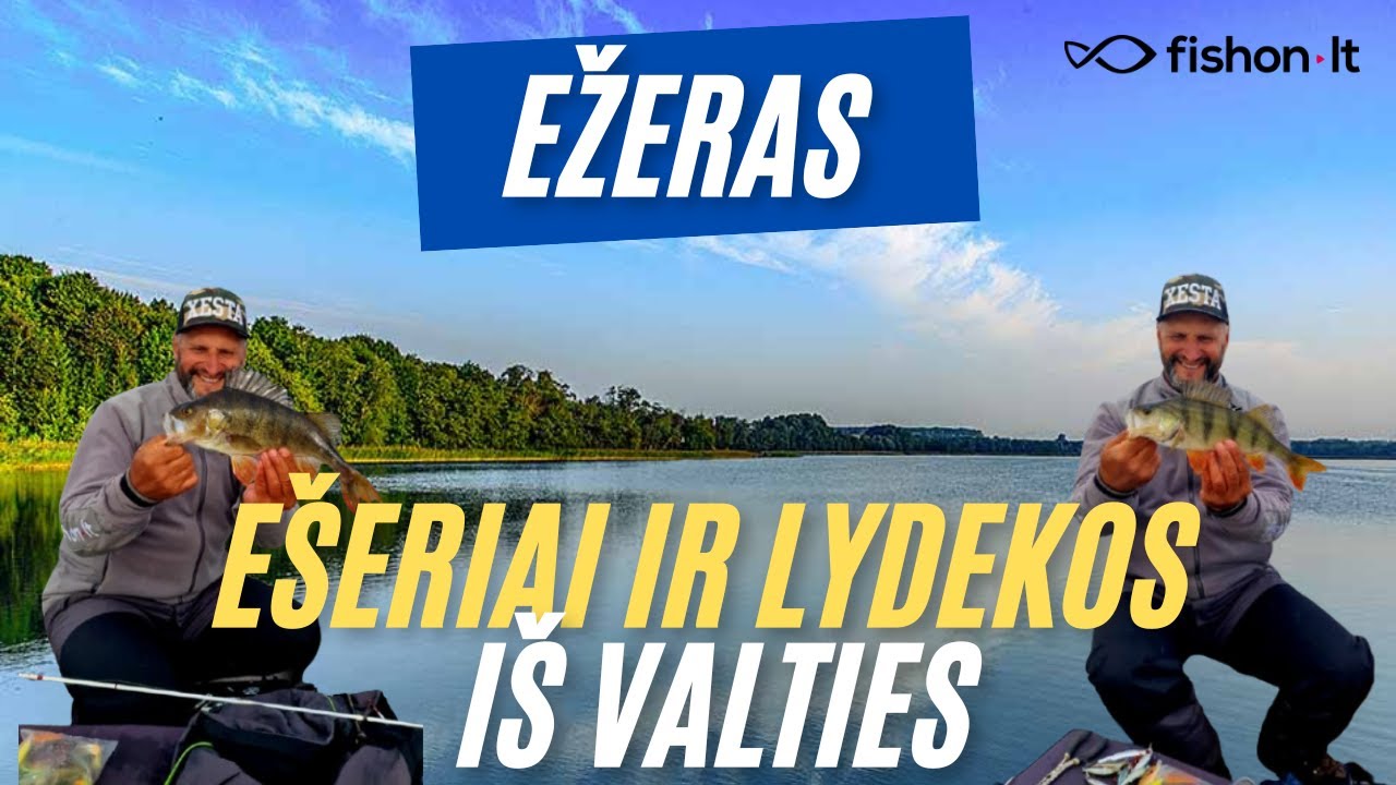 Ežeras | Ešeriai ir lydekos iš valties