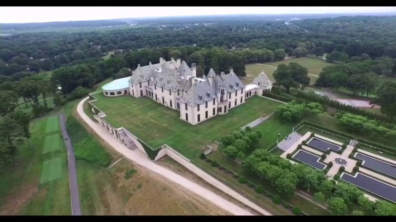 Wedding Drone Video The Bride Arrives At Oheka Castle in Huntington Long Island