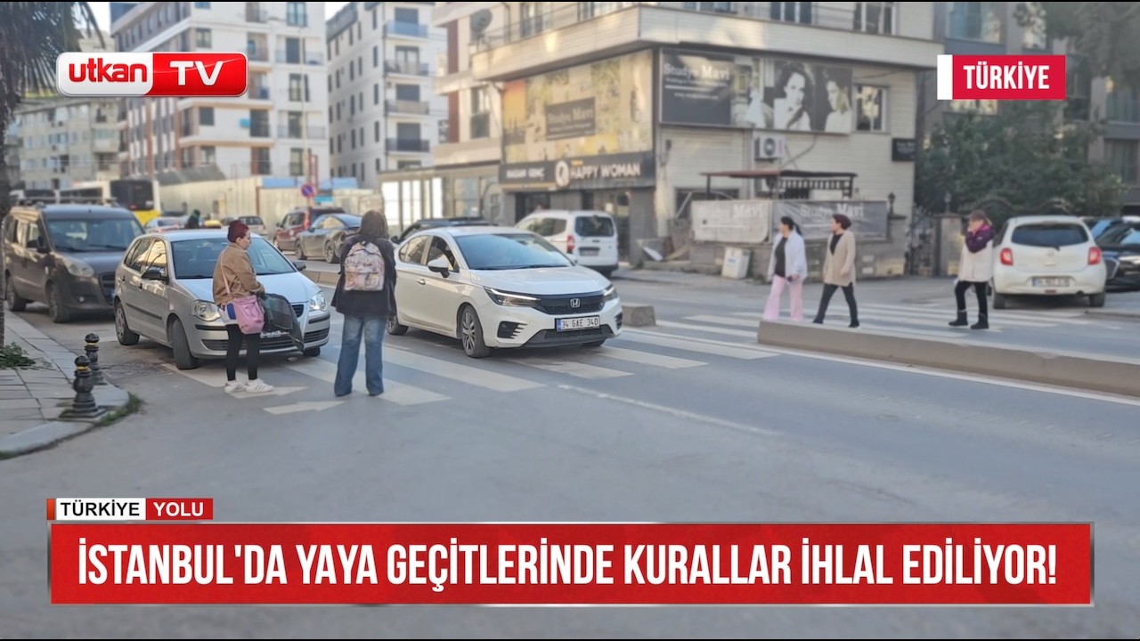İstanbul’da Yaya Geçitlerinde Kurallar İhlal Ediliyor!