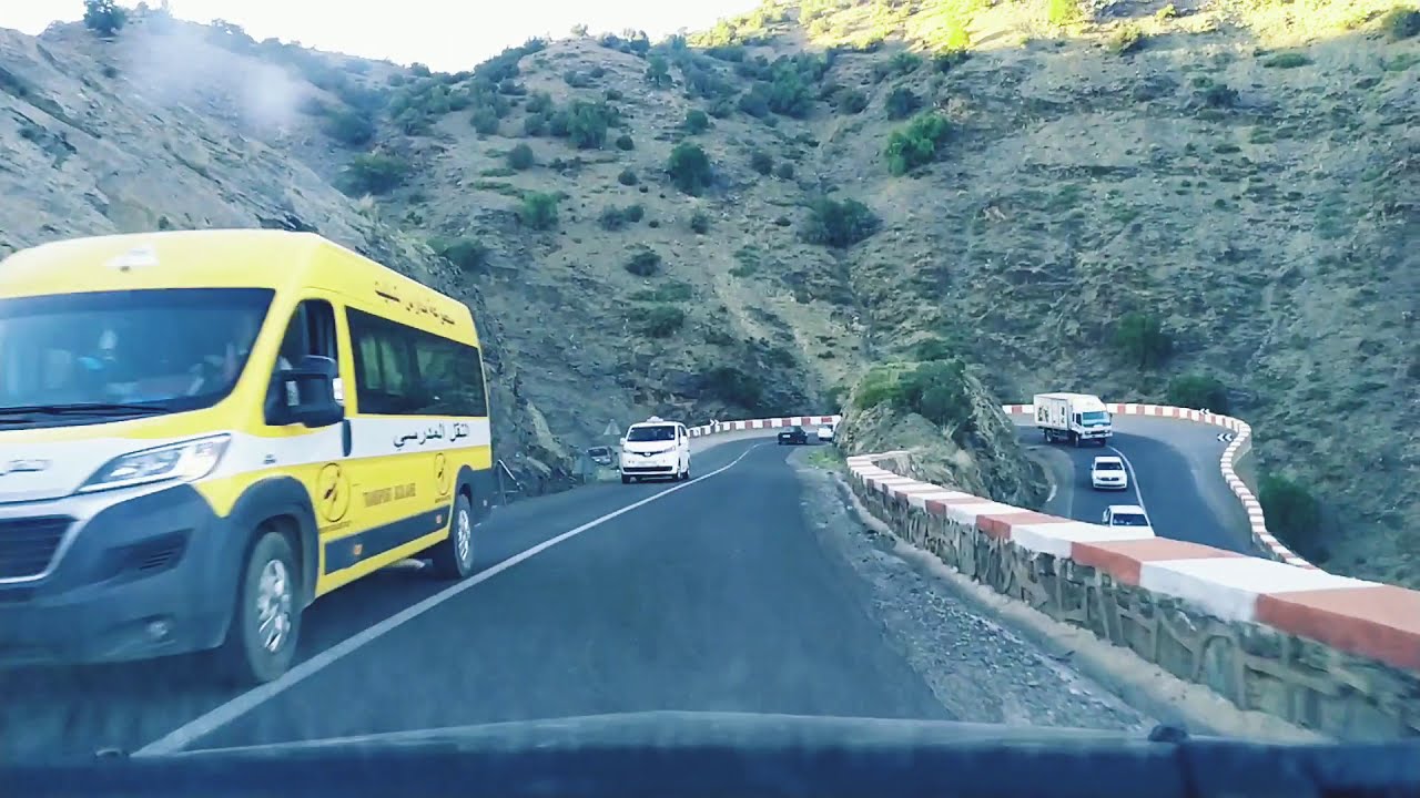طريق امليل. imlil maroc