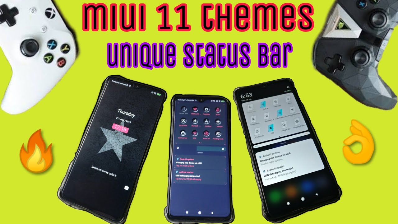 Top MiUi 11 Dual System Themes 2020|Ft.Redmi Note 8 Pro|Dark Mode Supported 🔥|| By Tech Darbar ||
