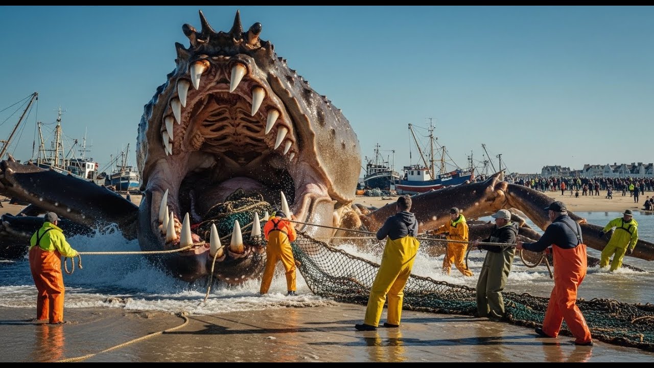Sea Monster Warning Came True: A 500kg Giant Crab Slams Into the Boat