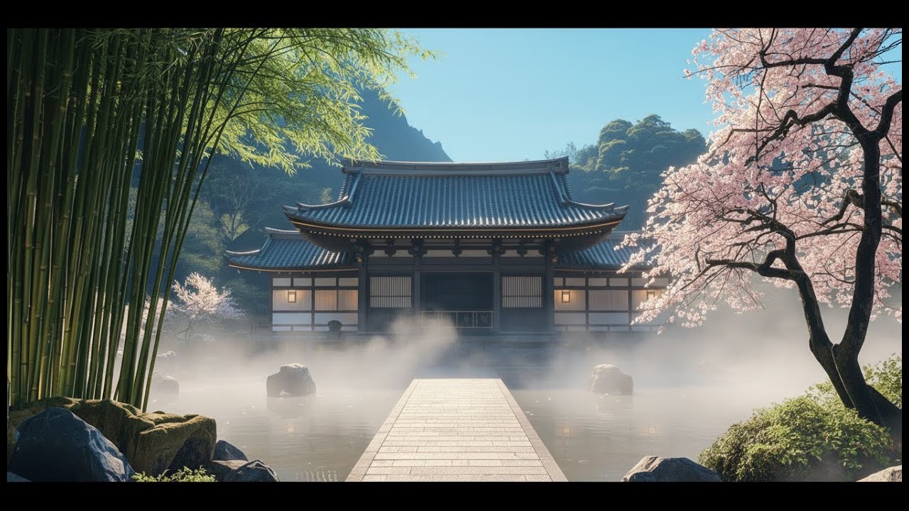 Dream of Sakura /Japanese Zen Music for Deep Sleep & Meditation | Calm Ambient Healing Sounds