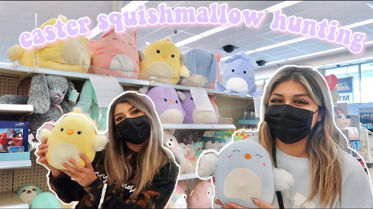 EASTER SQUISHMALLOW HUNTING VLOG *walgreens*