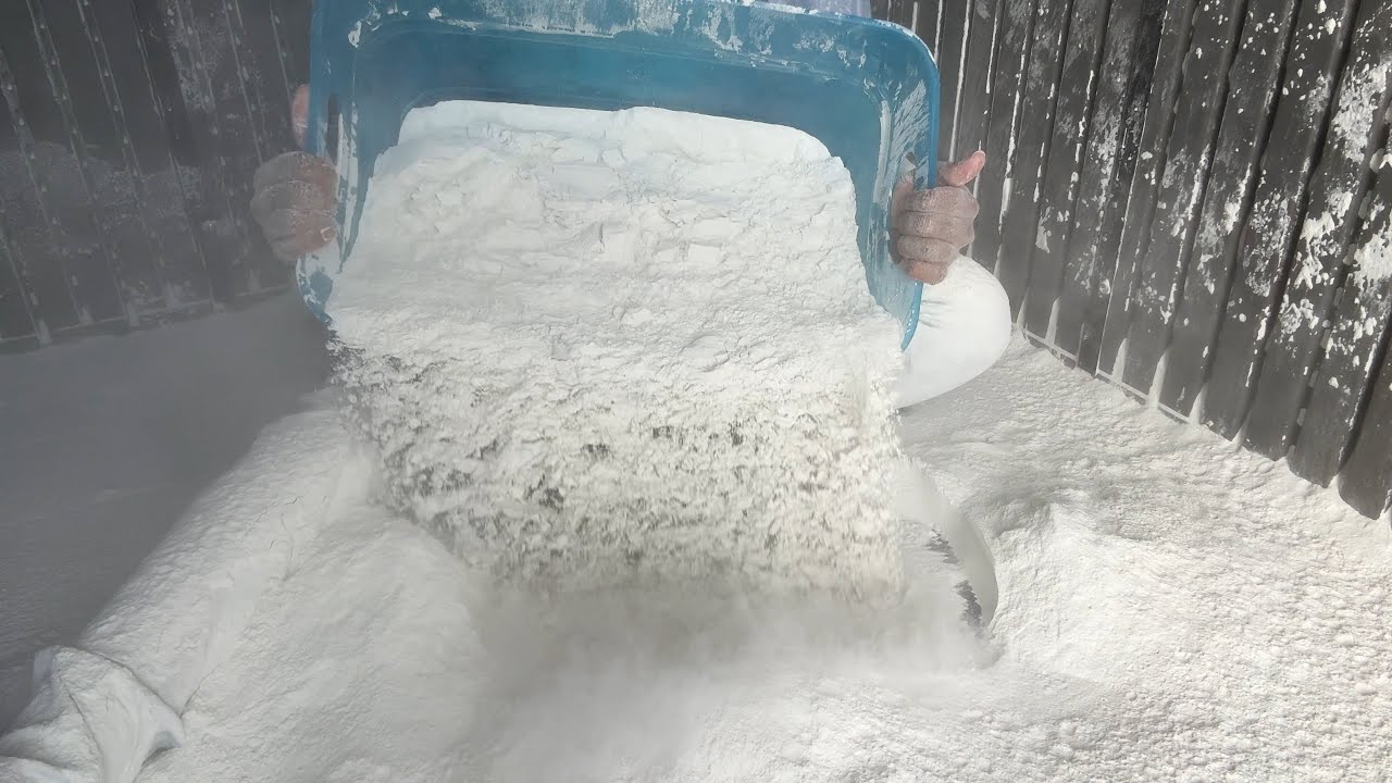 ASMR CLEANING UP, SWEEPING AND POWDER PLAY #ASMR #powderplay