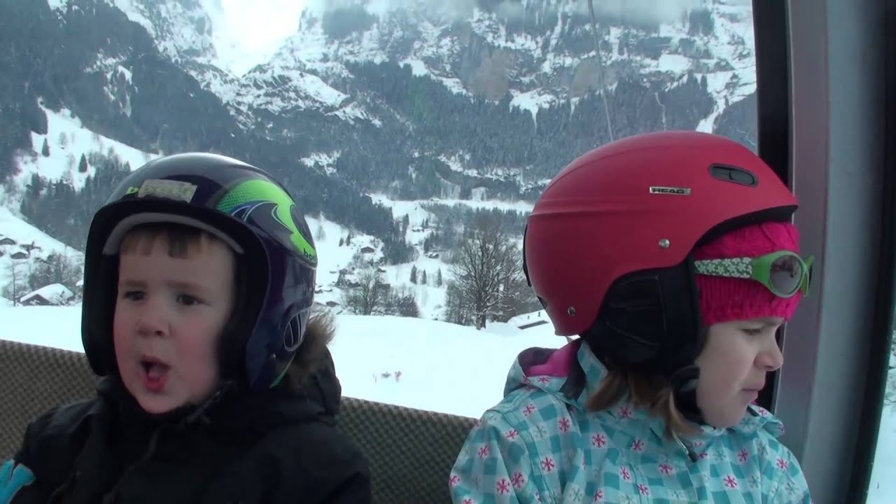Wintersport 2013 in de gondellift