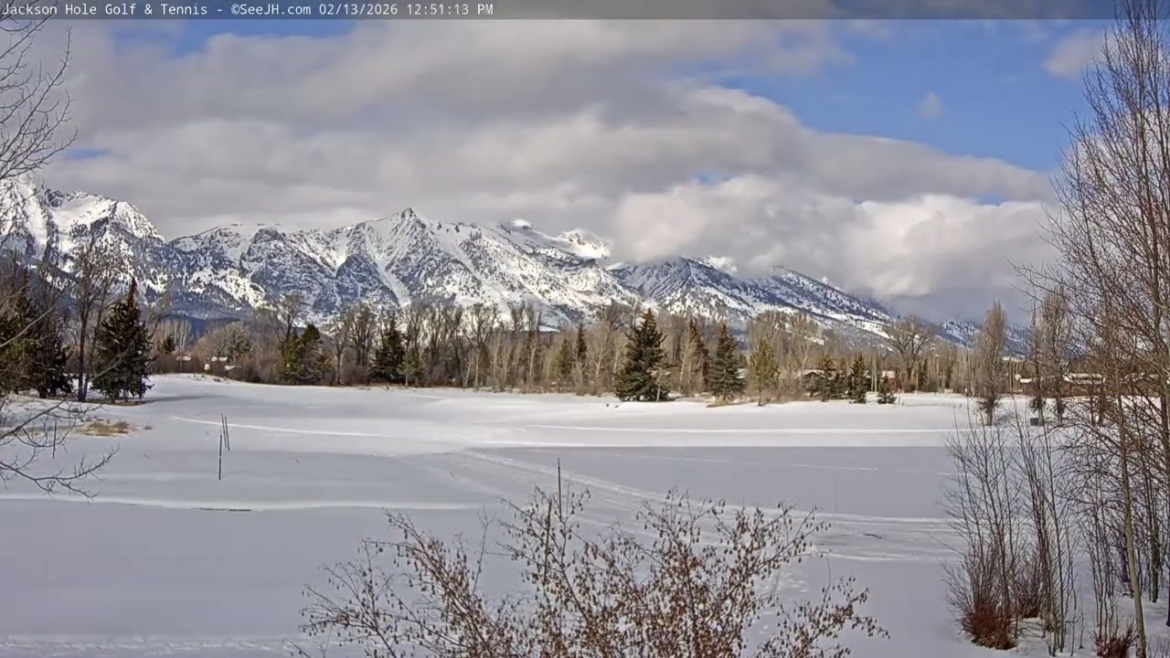 SeeJH.ai: Timelapse at Jackson Hole Golf & Tennis Club - February 13, 2026