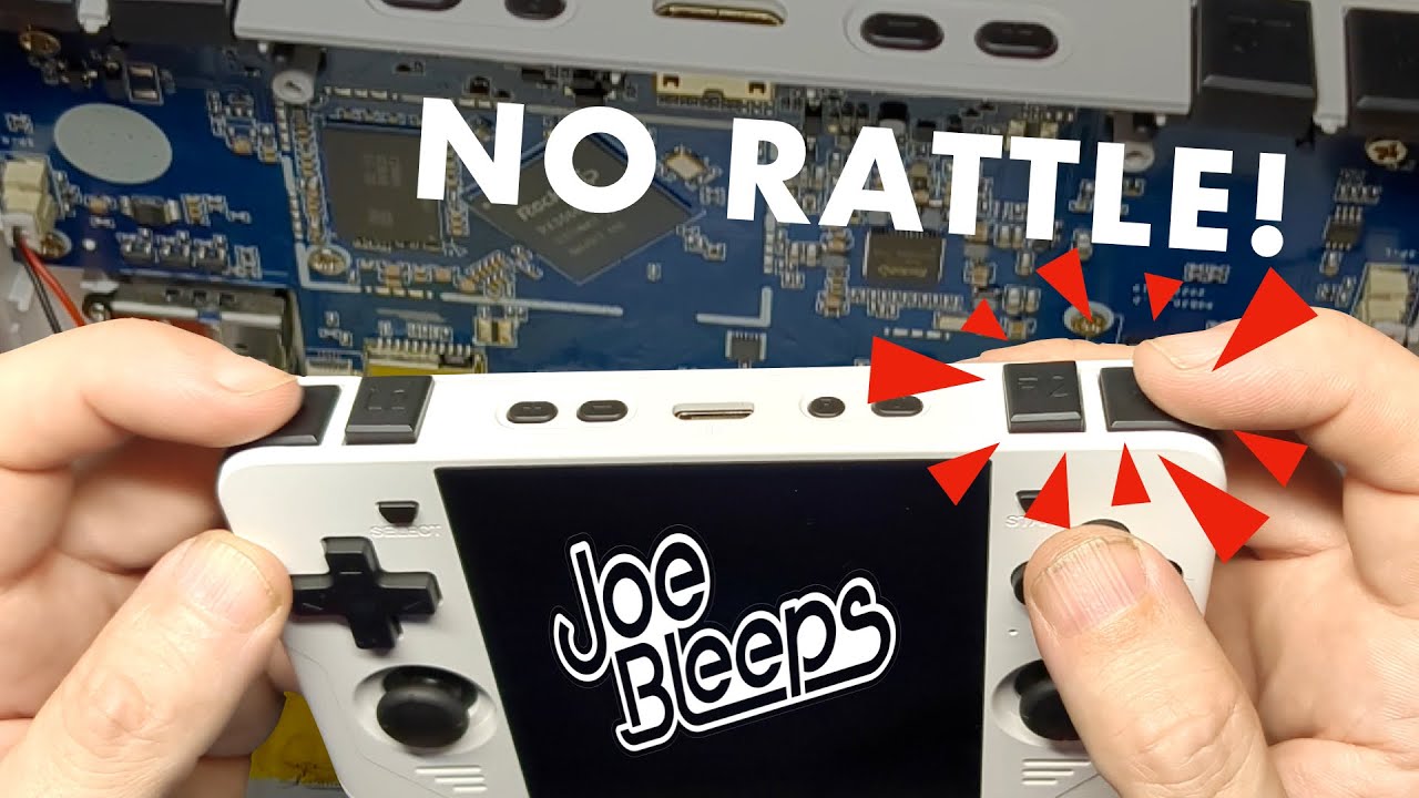 Powkiddy RGB30 Teardown - Shoulder Buttons Silenced, Battery Investigated