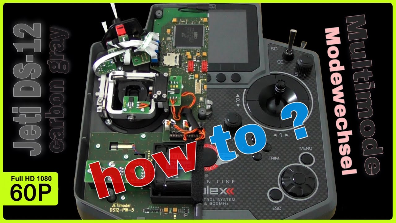 JETI MULTIMODE | MODE ÄNDERN UND KNÜPPELAGGREGATE EINSTELLEN | JETI DS-12 SPECIAL-EDITION [DEUTSCH]