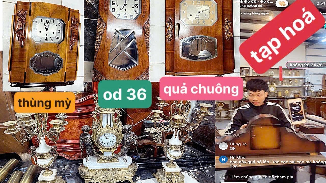 🕰️ Bán đồng hồ cổ xịn, chạy mượt mà như tình đầu!