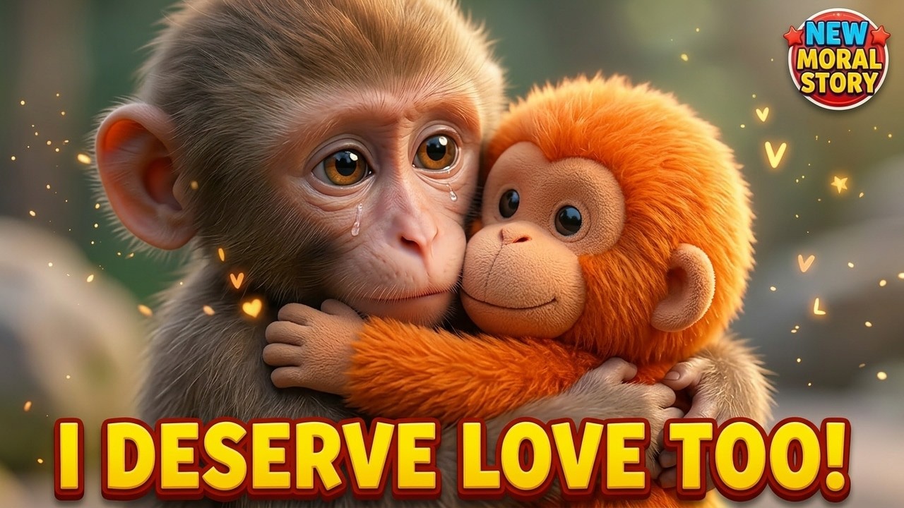 Punch The Monkey Baby 🐒  | English Moral Stories | Bedtime Stories  |  SAR Little Stars
