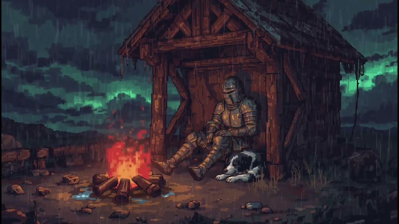 Rainy Night Ambience 🌧️ | Relax, Study, or Sleep Under Steady Rainfall