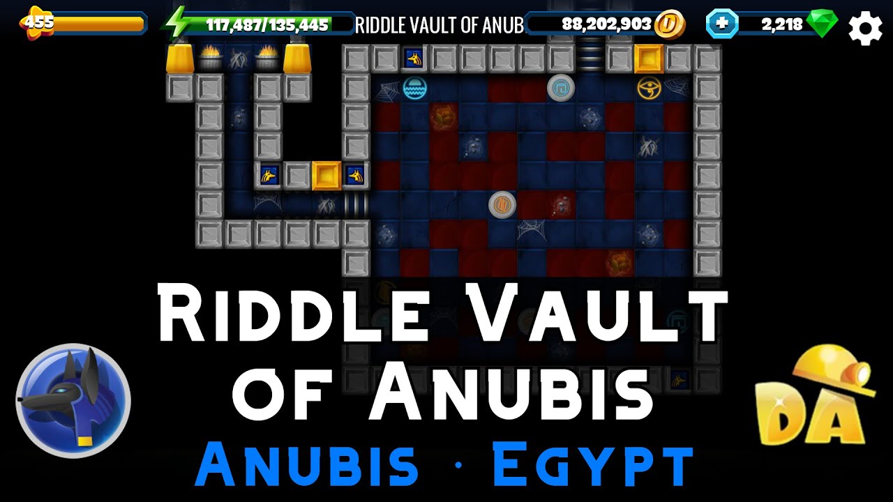 Riddle Vault of Anubis | Anubis #11 (old) | Diggy's Adventure