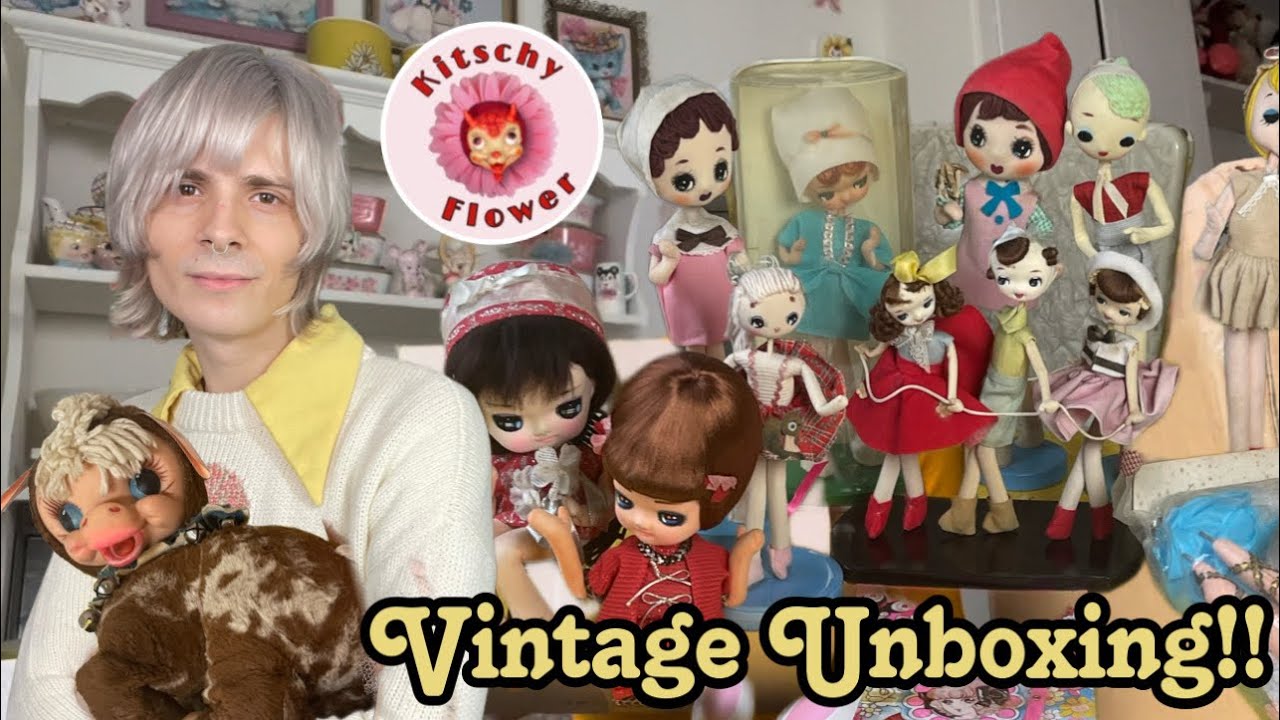 Масштабная распаковка винтажных игрушек! Rushton, Kitch и многое другое! ✨