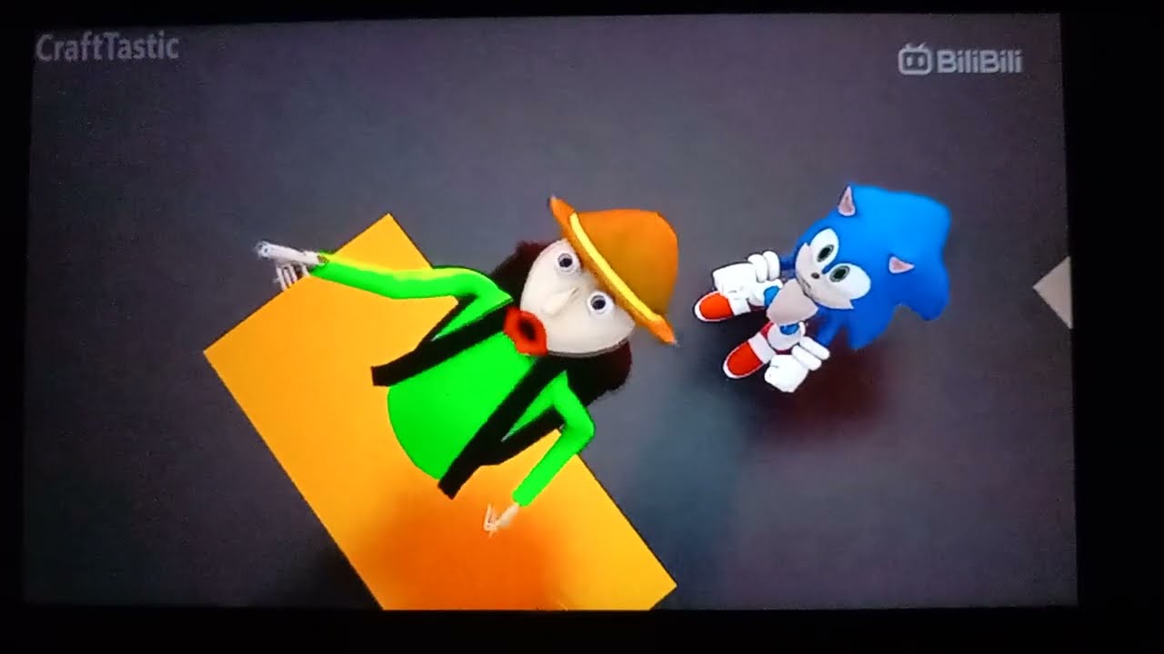 BALDI DON'T DO THAT AGAIN reaction to piggy b1 chapter 9 vs sonic and baldi