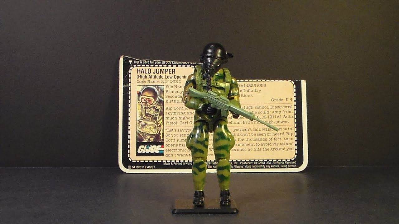 HCC788 - 1984 HALO Jumper RIPCORD - G. I. Joe toy review! HD - S01E41
