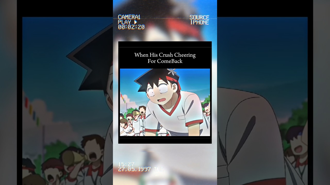 When His Crush Cheering For ComeBack || Bro Got Rage 🔥 #shorts #anime #komicantcommunicate