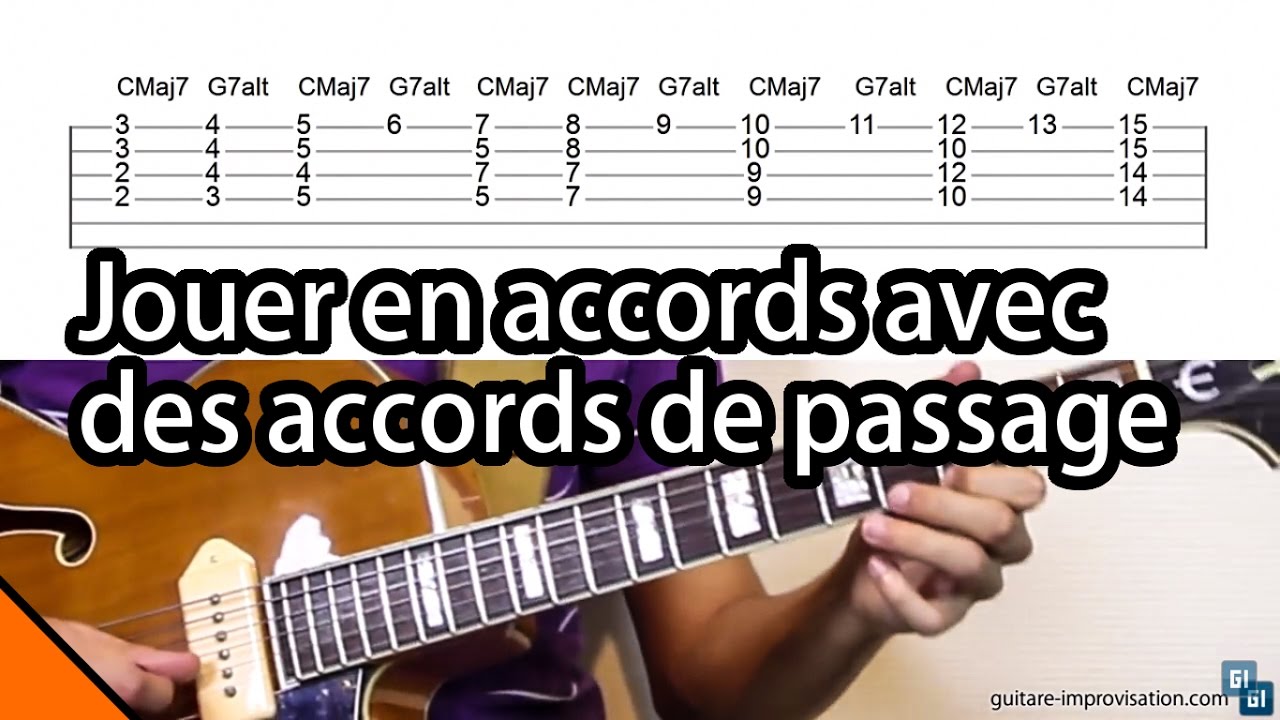 Jouer en accords (avec des accords de passage)