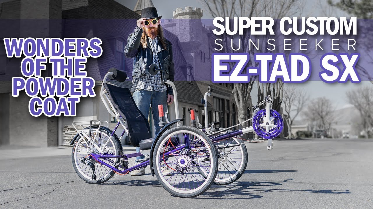THE CRAZY TAD - UTCustom Powder Coating! - Check out this super custom Candy Purple EZ Tad SX