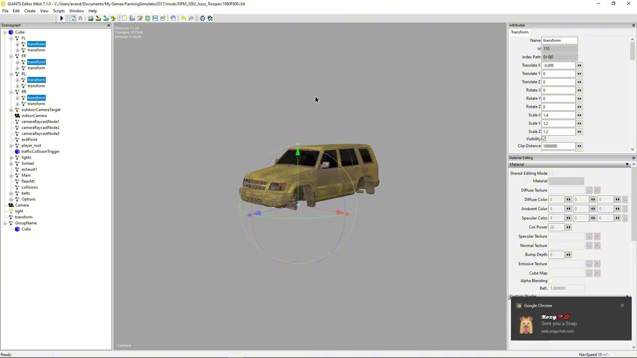 Giants Editor 7 Visibility keybind