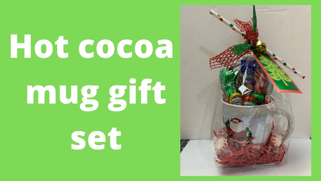 Hot chocolate mug gift set