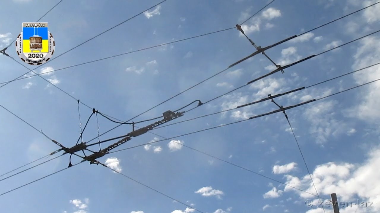 Київський тролейбус- Перемістили східну стрілку 13.03.2020 / Kyiv trolleybus- Moved arrow 03/13/2020