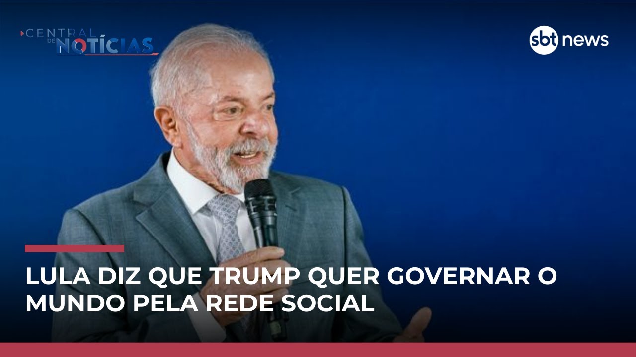Lula crítica Trump e diz que ele quer 'governar o mundo pelo Twitter' | CentraldeNotícias