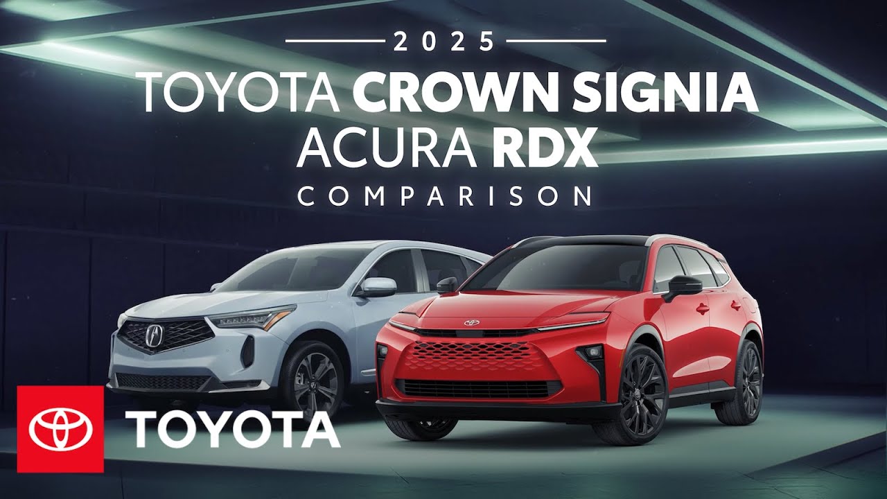 2025 Toyota Crown Signia vs 2025 Acura RDX Comparison | Toyota