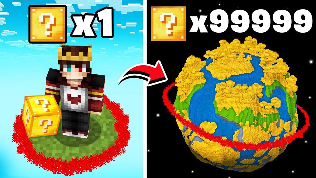 Minecraft Ama Şans Blok Dünyası 🌍 - Minecraft