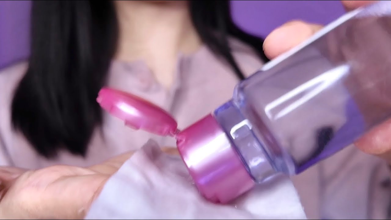 ASMR～remove makeup for you🌙