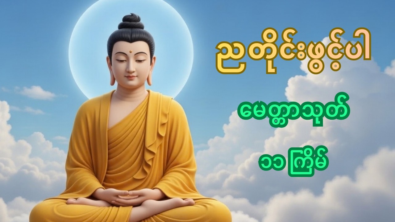 ☸️🙏 🌻ညတိုင်းဖွင့်ပါ မေတ္တာသုတ် ၁၁ ကြိမ် ၁၁ ခေါက်