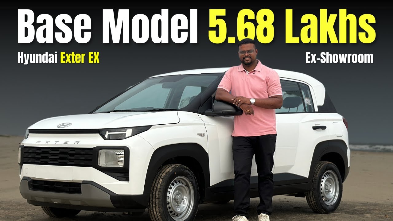 🔥 Hyundai Exter Base Model EX @ ₹5.68 Lakhs | Worth Buying? | Tamil Review