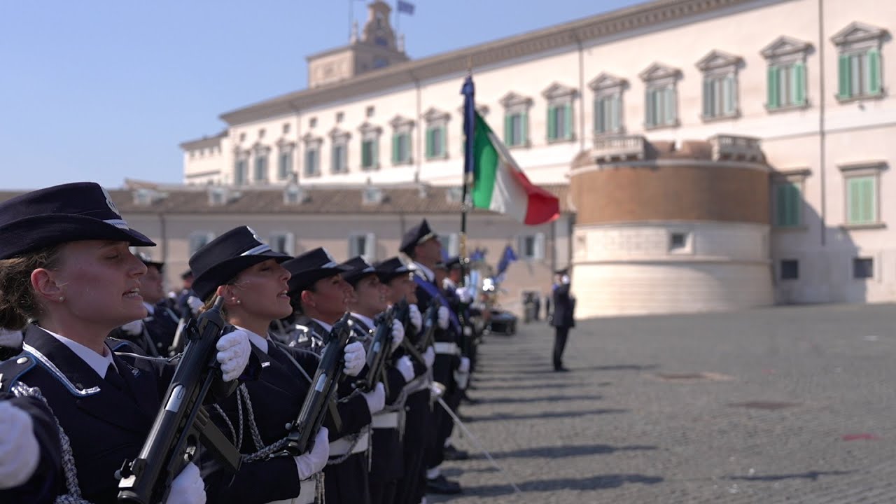 Cambio della Guardia d'Onore al Palazzo del Quirinale