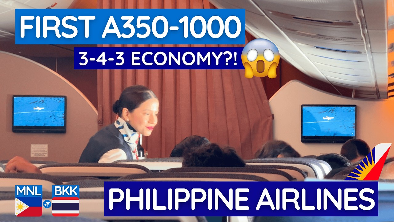 Первый в истории полет на Airbus A350-1000 авиакомпании PHILIPPINE AIRLINES! | Отчет о поездке из...