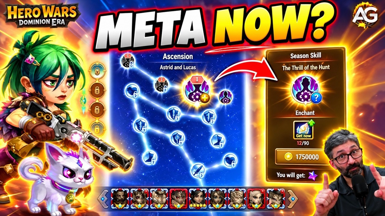 Астрид получила новые навыки вознесения&hellip; Стала ли она метой? Hero Wars: Dominion Era