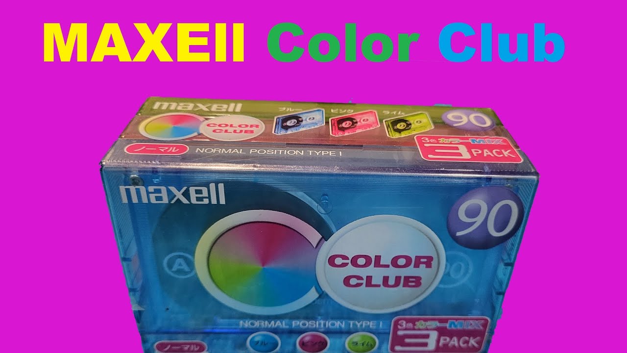 АУДИОКАССЕТЫ ДЛЯ АВИТО! MAXELL COLOR CLUB!!!
