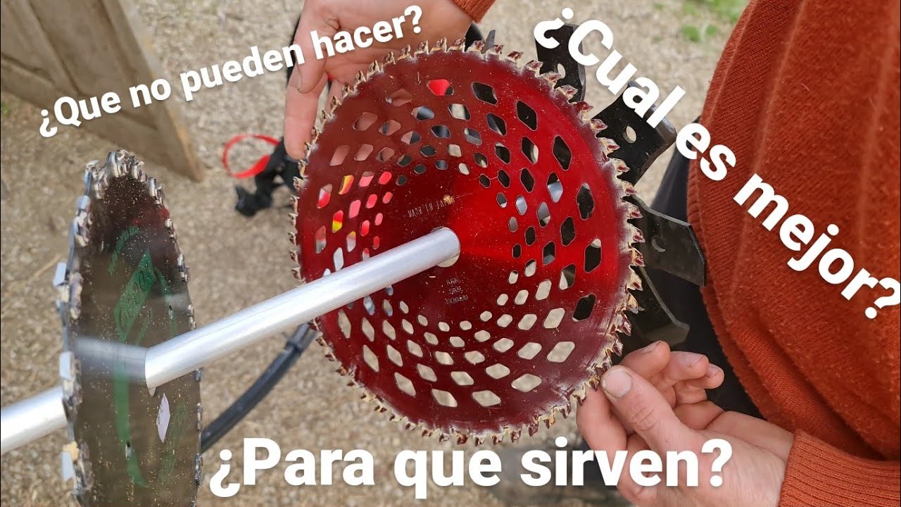 Discos ESPECIALES para DESBROZADORA. VIDIA