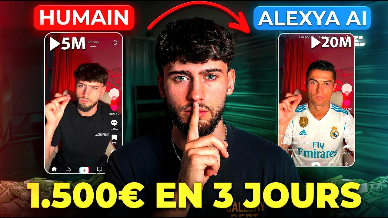 1 500&euro; en 3 jours gr&acirc;ce &agrave; cette Trend TikTok IA (Personne n&rsquo;en parle)