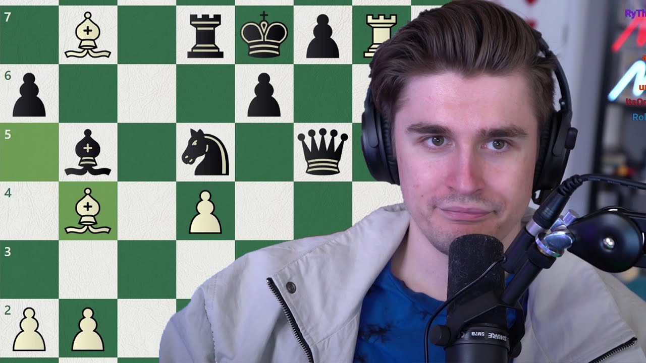 Ludwig plays chess with Magnus (his best friend)
