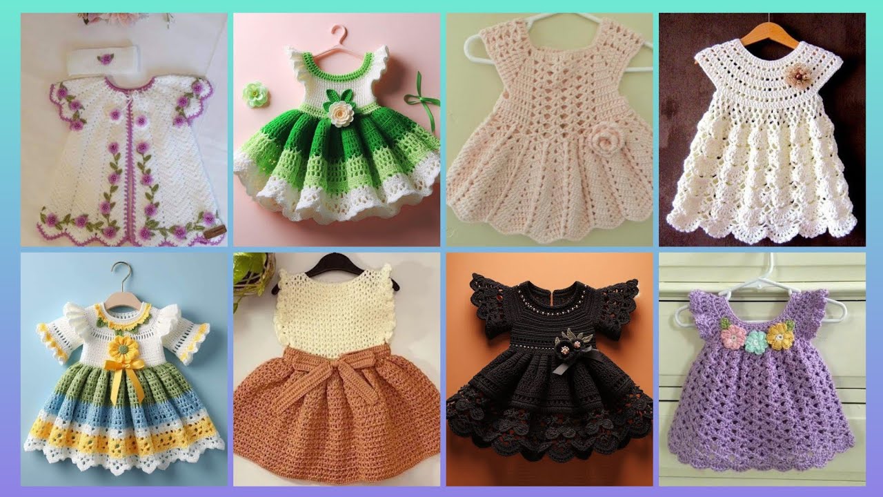 Most beautiful & stylish crochet kids frocks designs ideas # 2026