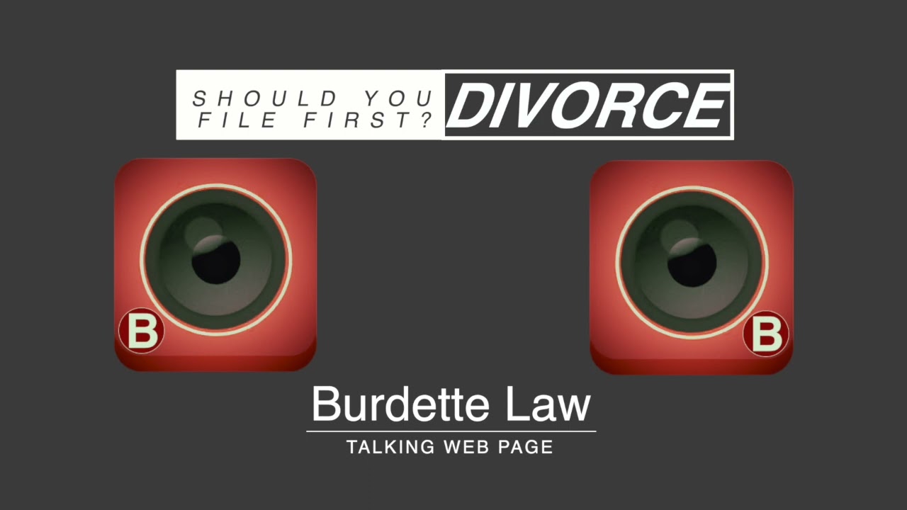 In a Tennessee divorce - should you file first?