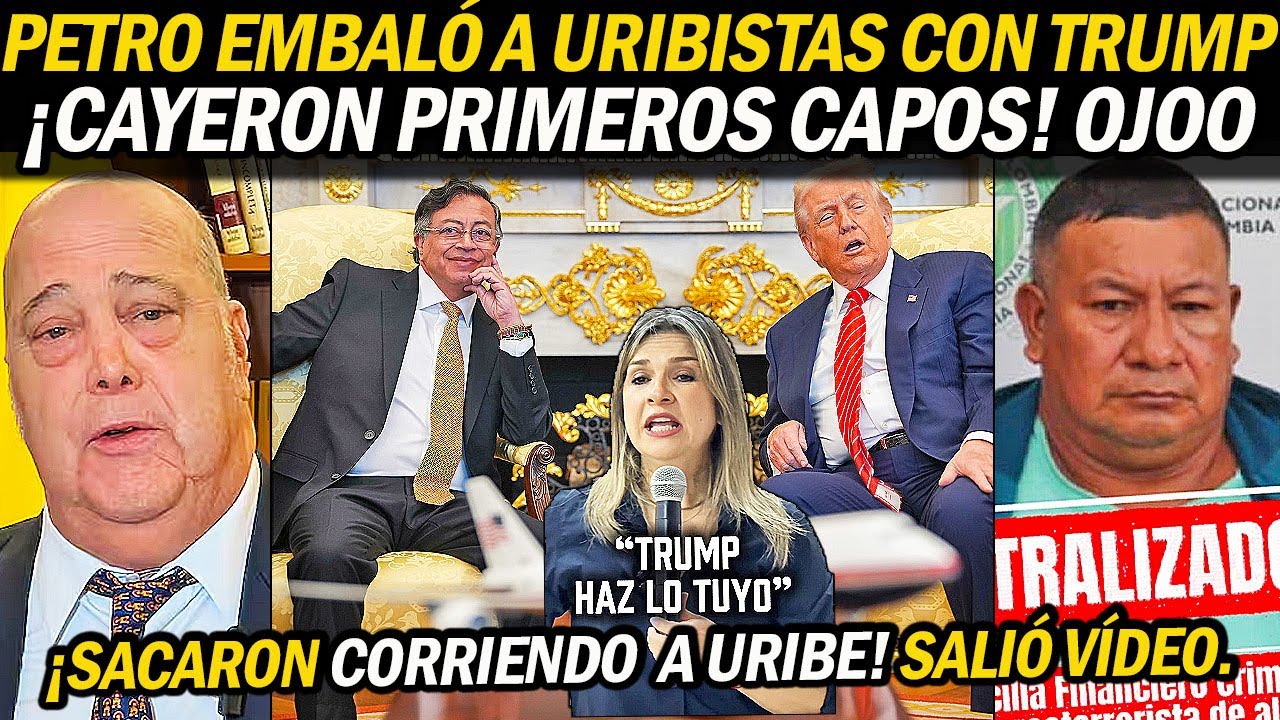 ¡PETRO EMBALÓ A URIBISTAS CON TRUMP! Empezó a ENTREGAR CABEZAS de TRAID0RES. Sacan corriendo a Uribe